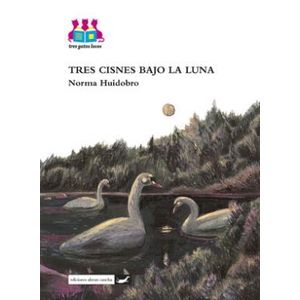 TRES CISNES BAJO LA LUNA