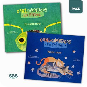 EL MAMBORETA + NONI NONI - 2 LIBROS - CANTICUENTICOS EN PAPE