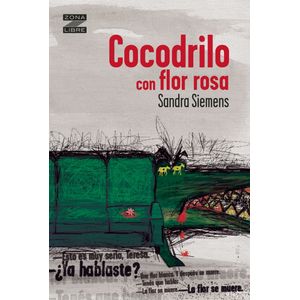 COCODRILO CON FLOR ROSA - ZONA LIBRE