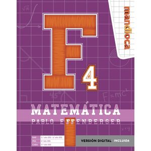 MATEMATICA F4 - ES 3º / ES 4º - PABLO EFFENBERGER - MANDIOCA
