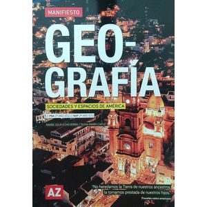 GEOGRAFIA 2 - 2DA EDICION - MANIFIESTO - SOCIEDADES Y ESPACI
