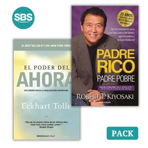 PACK DEBOLSILLO: EL PODER DEL AHORA + PADRE RICO, PADRE POBR