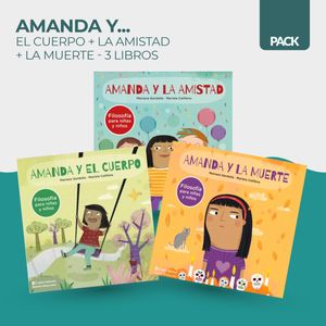 PACK AMANDA - EL CUERPO + LA AMISTAD + LA MUERTE - 3 LIBROS