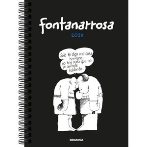 AGENDA 2025 FONTANARROSA ANILLADA NEGRA - FONTANARROSA