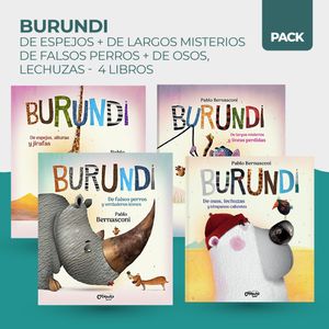 PACK BURUNDI 4 LIBROS - PABLO BERNASCONI