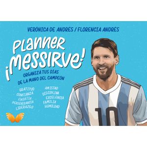 PLANNER MESSIRVE! - TAPA CELESTE - VERONICA DE ANDRES - FLOR