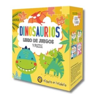 DINOSAURIOS - LEO Y JUEGO - LIBRO DE JUEGOS Y PUZZLE