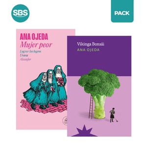 MUJER PEOR + VIKINGA BONSAI - OJEDA - 2 LIBROS