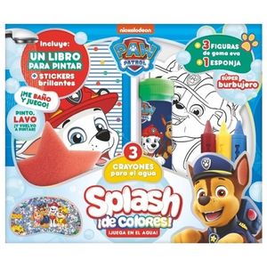 PAW PATROL - CAJA SPLASH DE COLORES - JUEGA EN EL AGUA