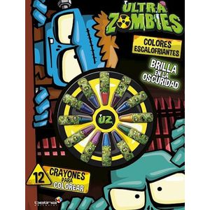 ULTRA ZOMBIES- COLORES ESCALOFRIANTES- 12 CRAYONES PARA COLO