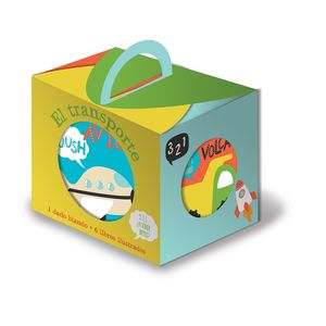 EL TRANSPORTE - A RODAR EL DADO - DADO DE TELA + 6 MINI LIBR