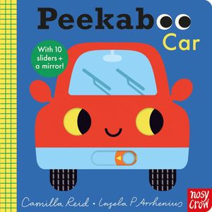PEEKABOO CAR - WITH 10 SLIDERS + A MIRROR - BOARD BOOK