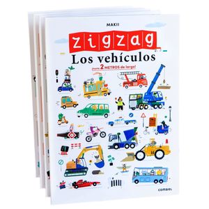 ZIGZAG LOS VEHICULOS - LIBRO ACORDEON