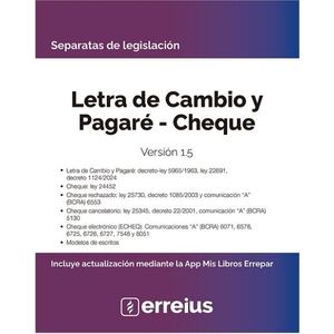 LETRA DE CAMBIO Y PAGARE - CHEQUE - VERSION 1.5