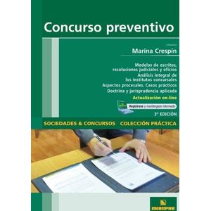 CONCURSO PREVENTIVO 3RA. EDICION - MARINA CRESPIN