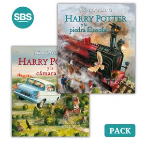 HARRY POTTER EDICION ILUSTRADA - LIBRO 1 Y 2 - 2 LIBROS