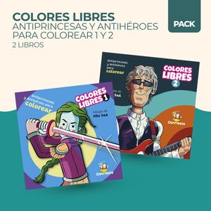 COLORES LIBRES ANTIPRINCESAS Y ANTIHÉROES PARA COLOREAR 1 Y