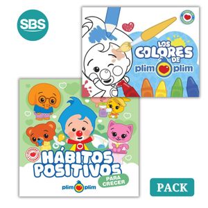 HABITOS POSITIVOS + LOS COLORES DE PLIM PLIM - 2 LIBROS