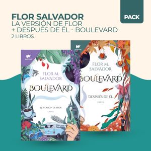 VERSION DE FLOR + DESPUES DE EL - BOULEVARD - 2 LIBROS - SAL