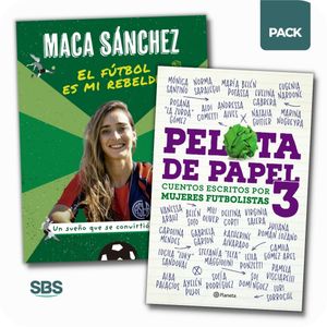 PELOTA DE PAPEL 3 + EL FUTBOL ES MI REBELDIA - 2 LIBROS