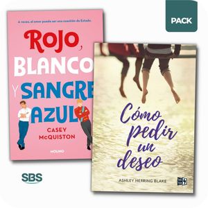 ROJO, BLANCO Y SANGRE AZUL + COMO PEDIR UN DESEO - 2 LIBROS