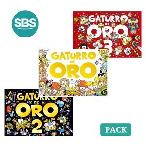 GATURRO DE ORO - 3 LIBROS