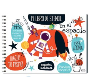 EN EL ESPACIO - MI LIBRO DE STENCIL