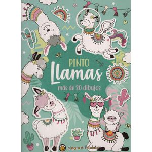 LIBRO PINTO LLAMAS - MAS DE 30 DIBUJOS