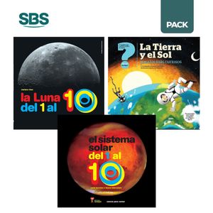 LUNA DEL 1 AL 10 + SISTEMA SOLAR DE 1 AL 10 + TIERRA Y SOL -