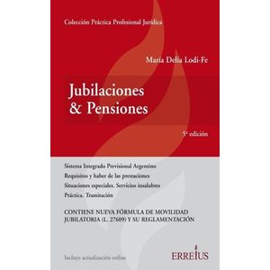 JUBILACIONES & PENSIONES 5TA. EDICION - MARIA DELIA LODI-FE