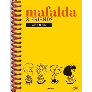 AGENDA MAFALDA PERPETUA ANILLADA FRIENDS AMARILLA