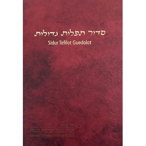 SIDUR TEFILOT GUEDOLOT - ROJO