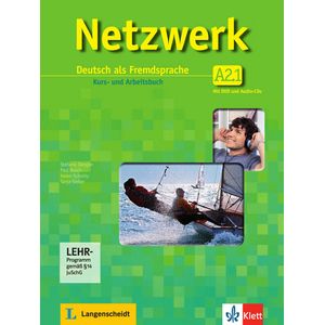 NETZWERK A2.1 - KURSBUCH + ARBEITSBUCH + AUDIO CD + DVD