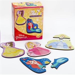 ROMPECABEZA MADERA  3 Y 4 PIEZAS - PRINCESAS - DISNEY - PIXA