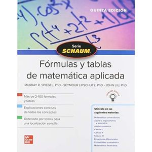 FORMULAS Y TABLAS DE MATEMATICA APLICADA 5/ED. - MURRAY  SPI