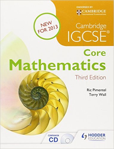CAMB.IGCSE CORE MATHEMATICS 3/ED.+ CD-ROM*