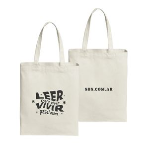 TOTE BAG SBS LEER PARA VIVIR VIVIR PARA LEER