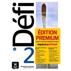 DEFI 2 A2 - LIVRE DE L'ELEVE + AUDIO CD + CODE PREMIUM