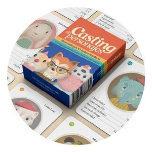 CASTING DE PERSONAJES - LIBRO JUEGO DE HISTORIAS - 50 NAIPES