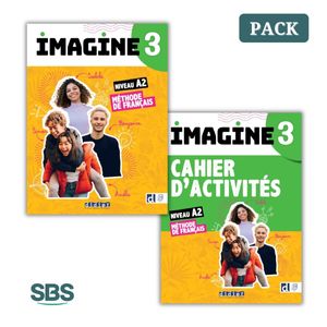 IMAGINE 3 LIVRE + CAHIER - 2 LIBROS