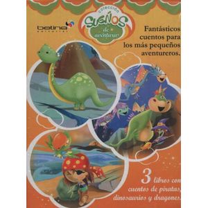 3 LIBROS DE CUENTOS DE PIRATAS, DINOSAURIOS Y DRAGONES - SUE