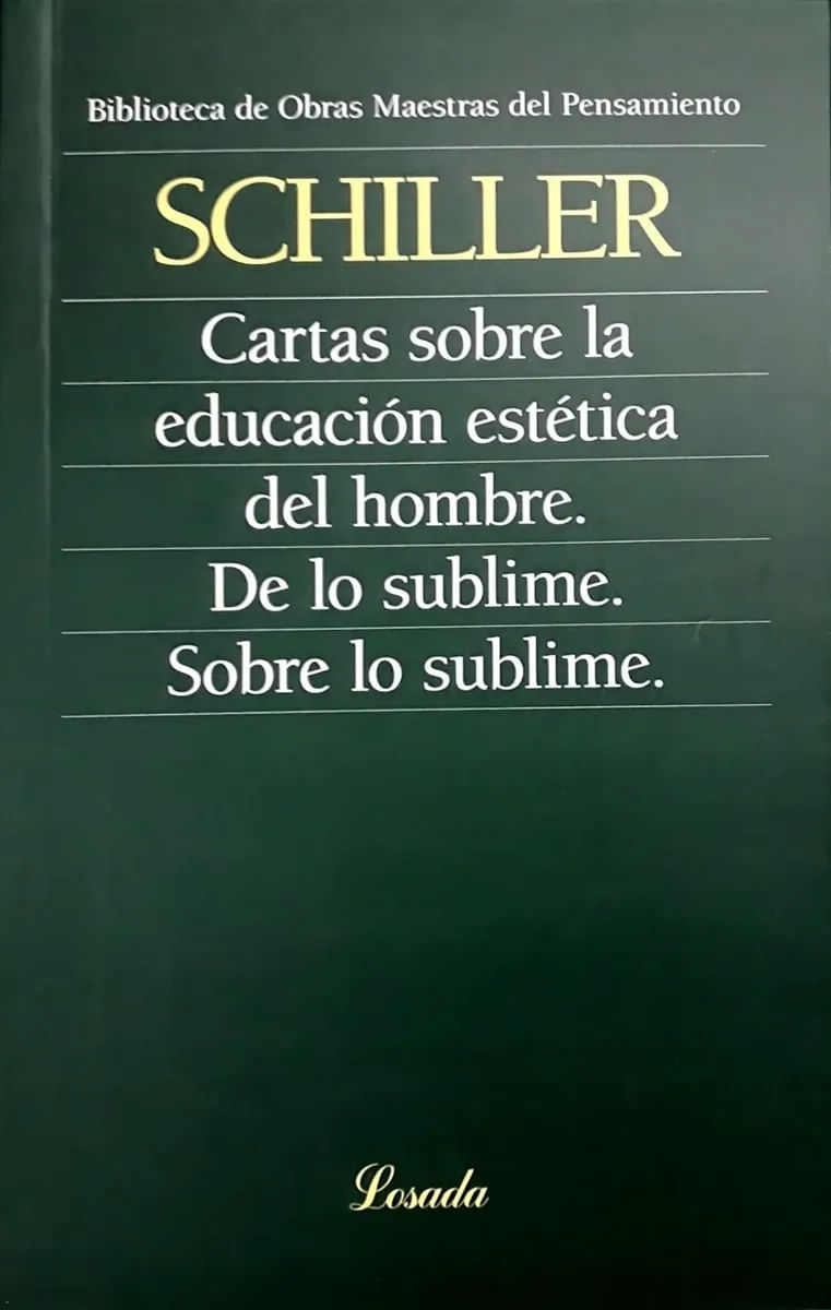CARTAS SOBRE LA EDUCACION ESTETICA DEL HOMBRE