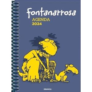 AGENDA 2024 FONTANARROSA ANILLADA AZUL