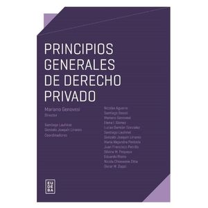 PRINCIPIOS GENERALES DE DERECHO PRIVADO - MARIANO GENOVESI