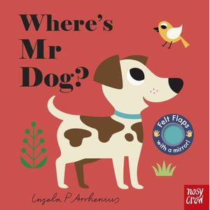 WHERE’S MR DOG? BUGGY BOOK - FELT FLAPS WITH A MIRROR