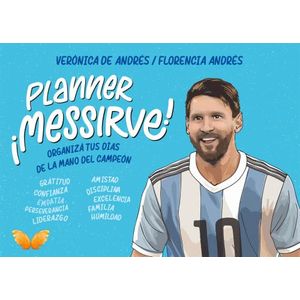 PLANNER MESSIRVE! - TAPA CELESTE - VERONICA DE ANDRES - FLOR